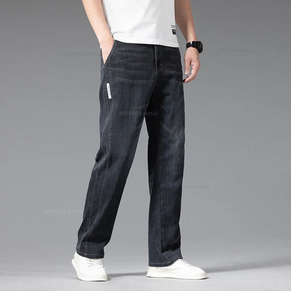 Men's Summer Loose Straight Elastic  Pant