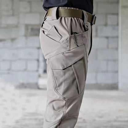 Men Elastic Camping Hiking Pants