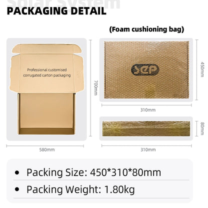 6000w 220v solar plate complete kit