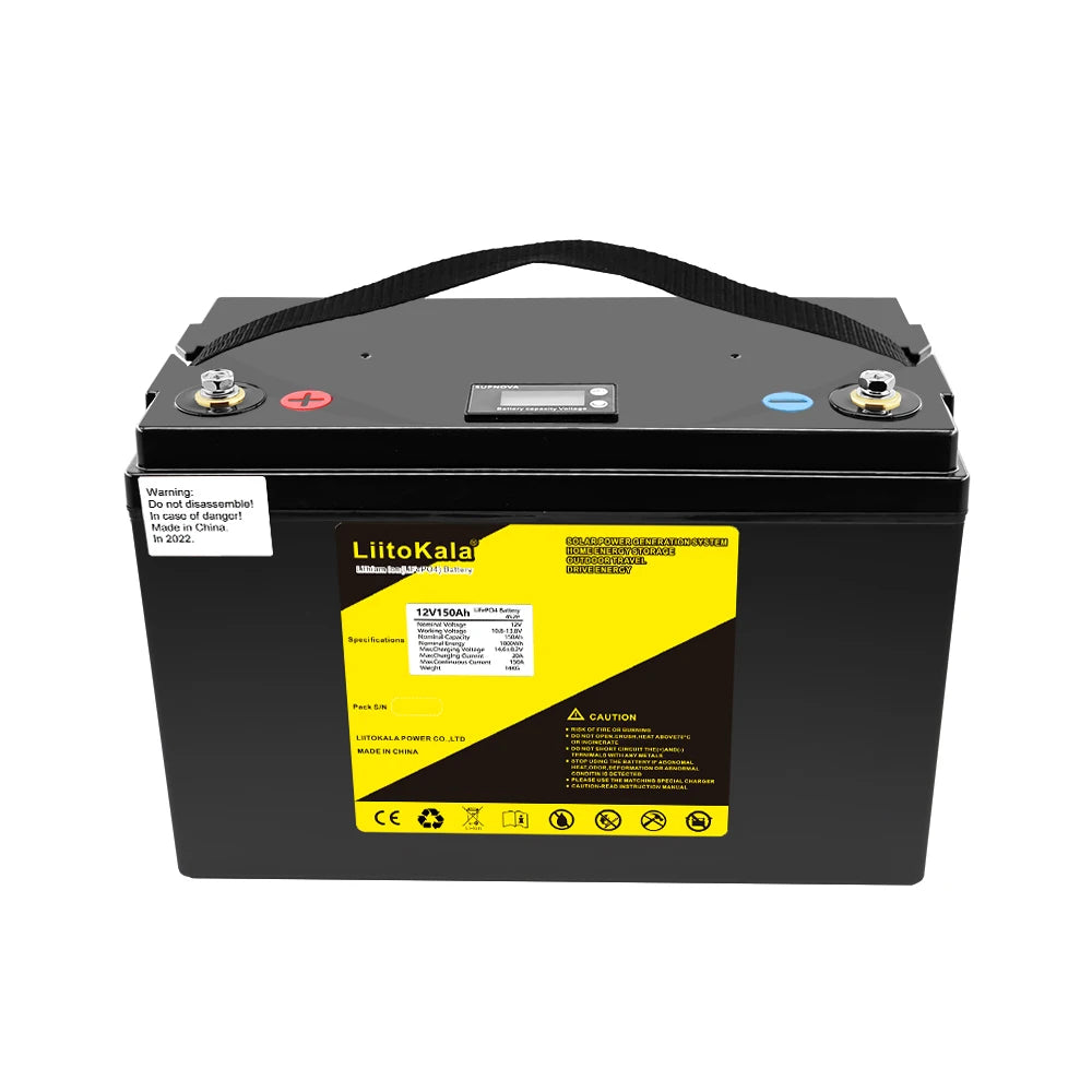 12V 150Ah Solar Powerlar Wind LiFePo4 Battery