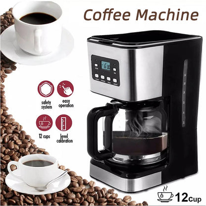 12 Cup Coffee Maker Machine