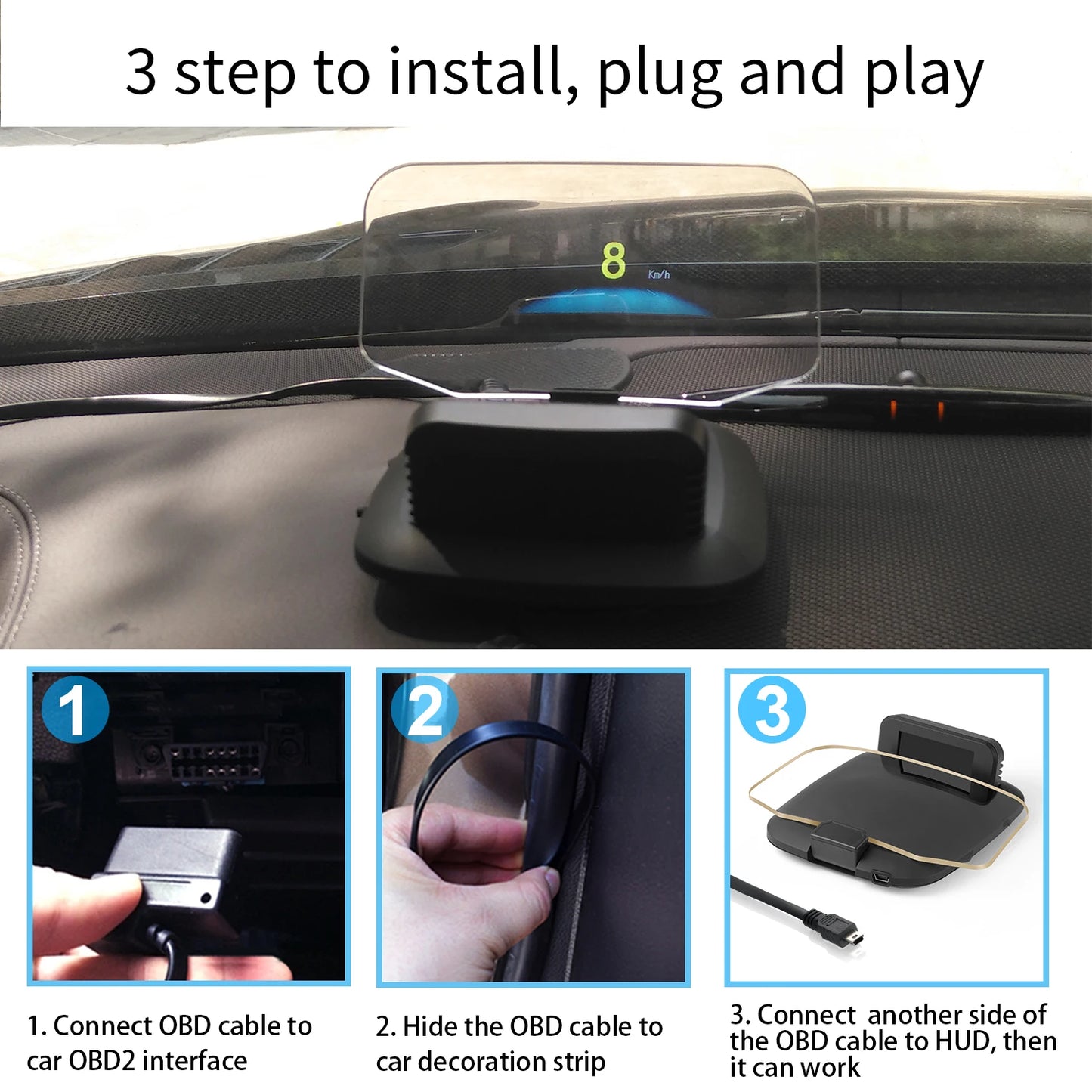 Multiple GPS Dual System Digital Speedometer