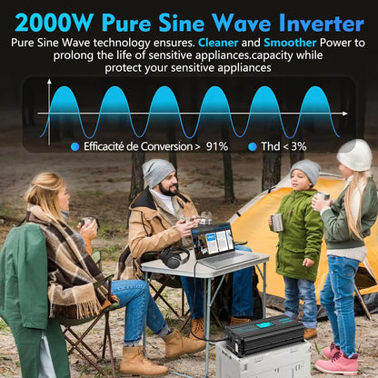 2000Watt 12V Pure Sine Wave Inverter