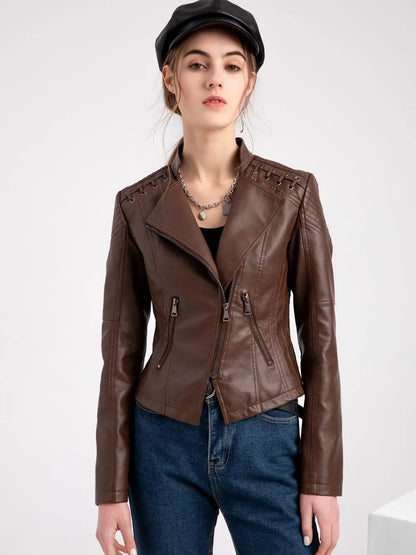 Women's Pu Faux Leather Jackets