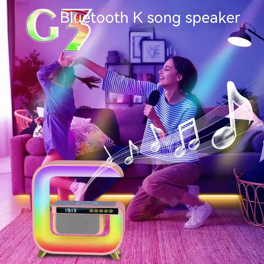 Multifunctional Bluetooth Speaker Alarm Clock Wireless Charging