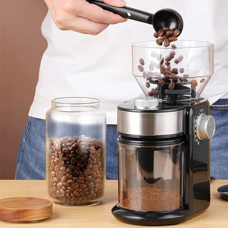 Automatic Burr Mill Coffee Maker Machine