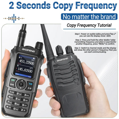 UV 21 Pro Wireless Copy Frequency Walkie Talkie