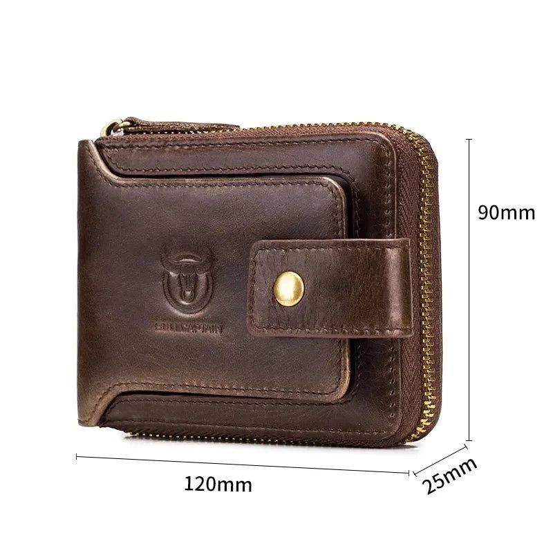 Genuine Leather Male Wallet