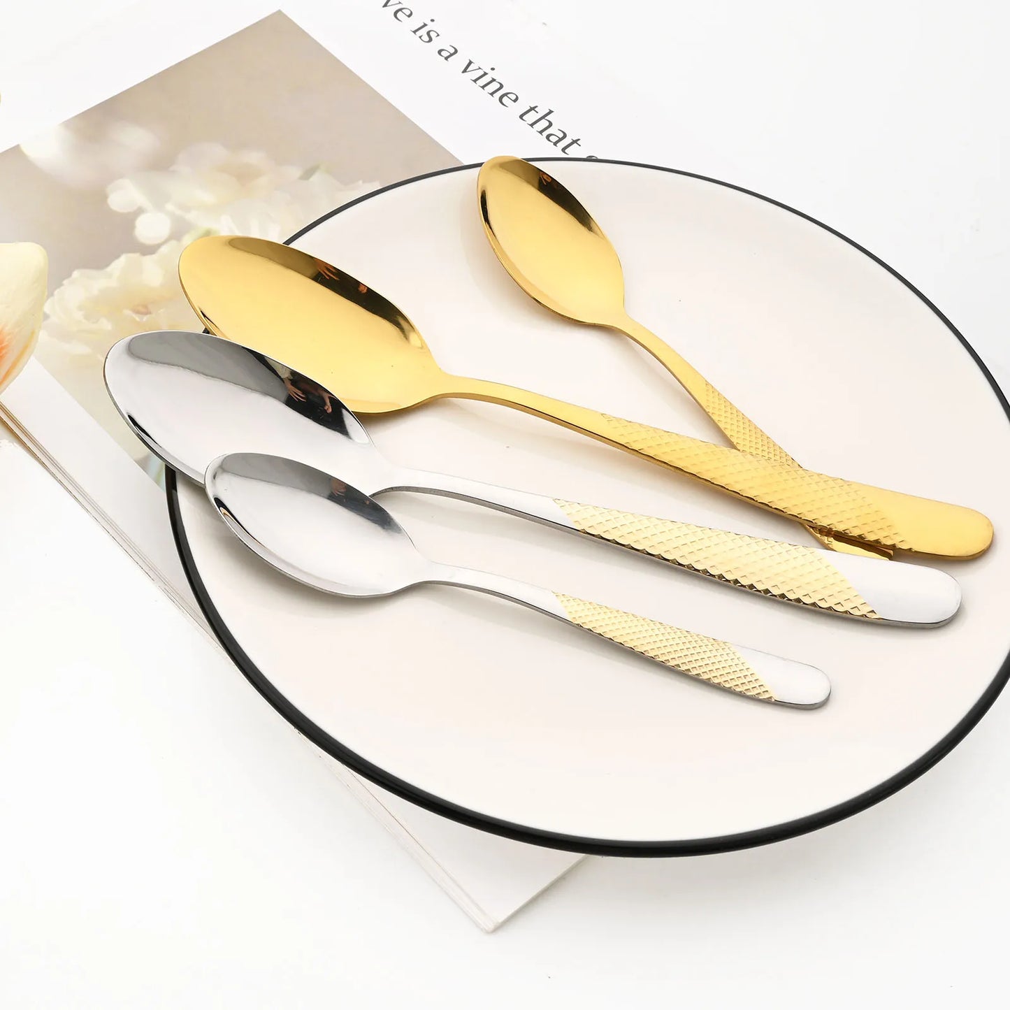 Luxury Cutlery Silverware Set