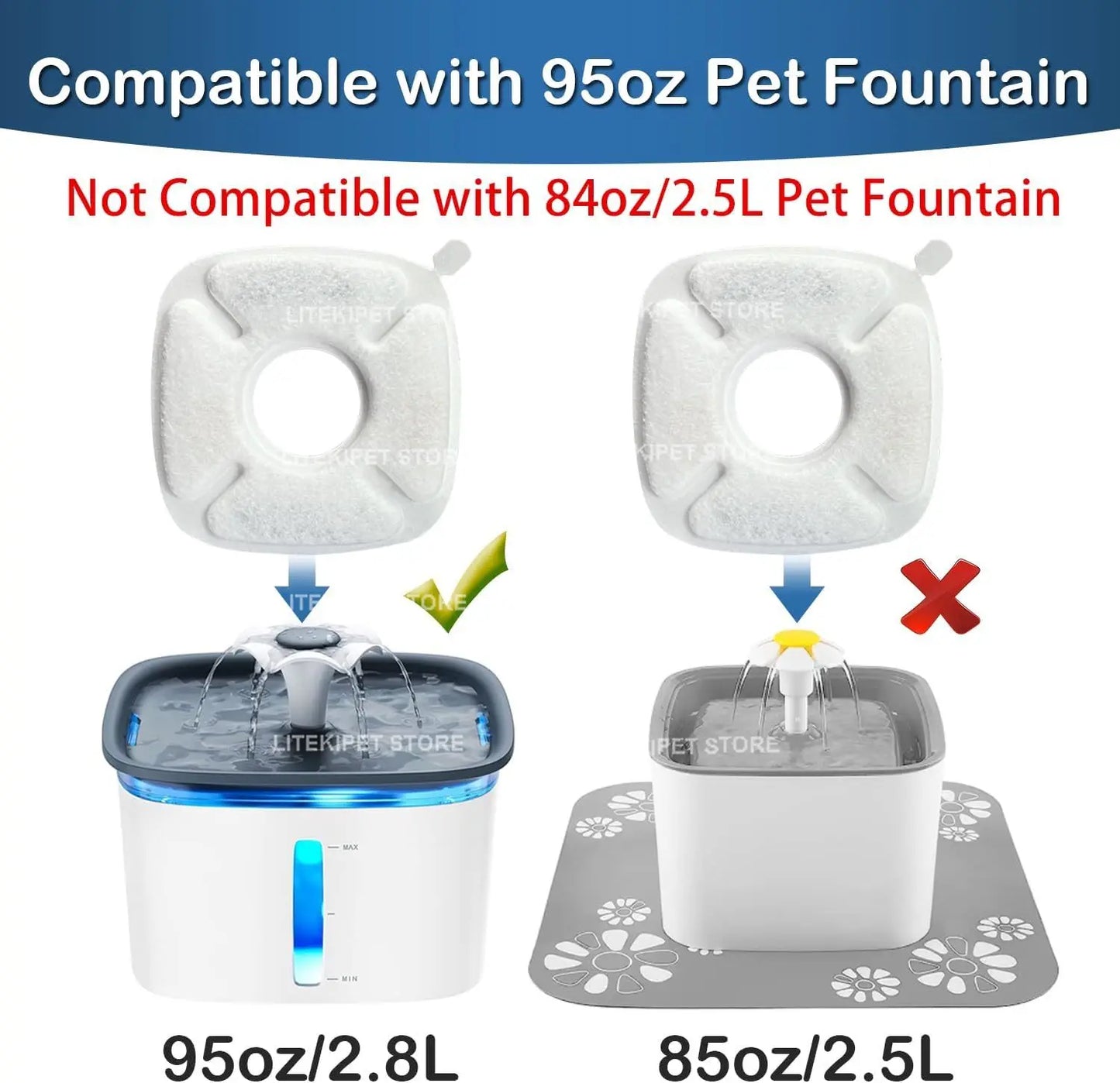 cat water fountain filter