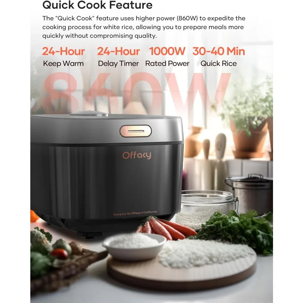 Rice Cooker Maker 8 Cup Uncooked 8 Preset Programs