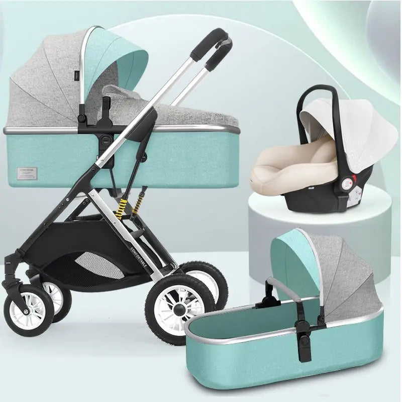 3 in 1 Foldable baby stroller