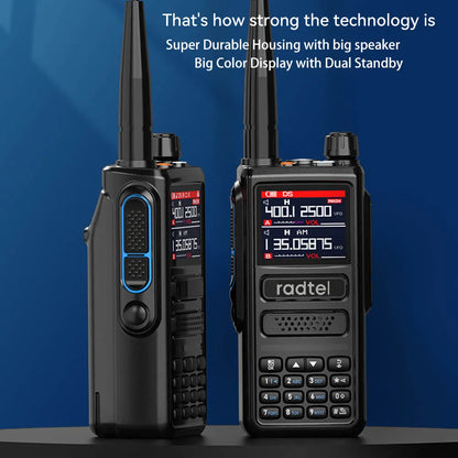 RT-470 6 Bands Amateur Ham Two Way Walkie Talkie