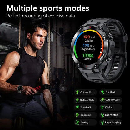 Outdoor Military GPS Smart Watch