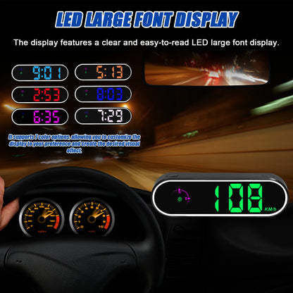 Car Headup Display GPS Digital Speedometer