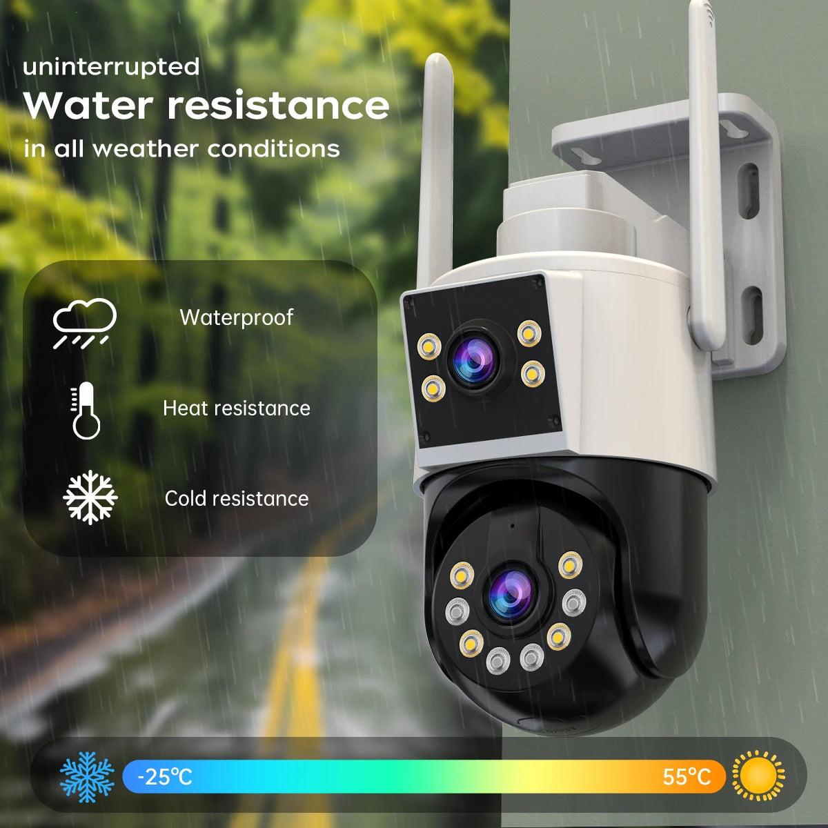 10MP 6MP PTZ Wifi Outdoor Camera