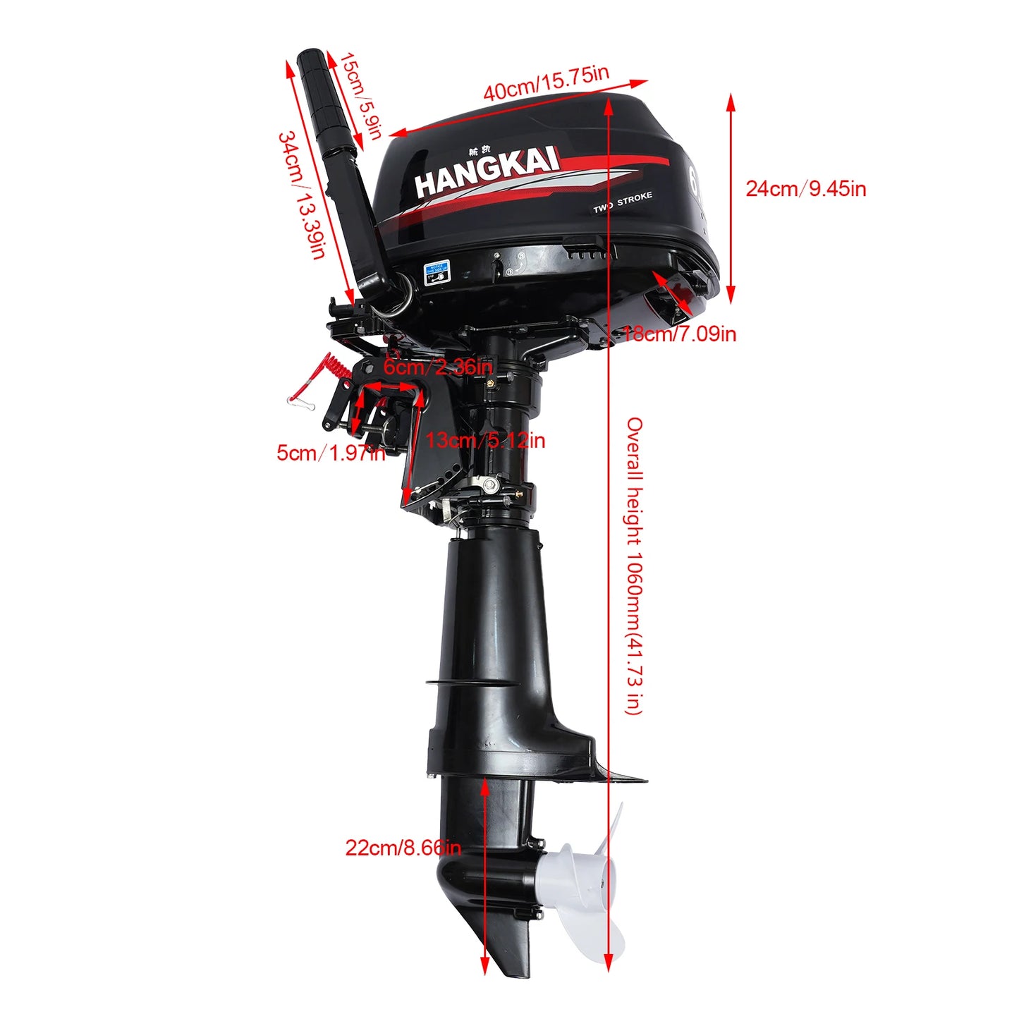 2 Stroke Outboard Gasoline Motor