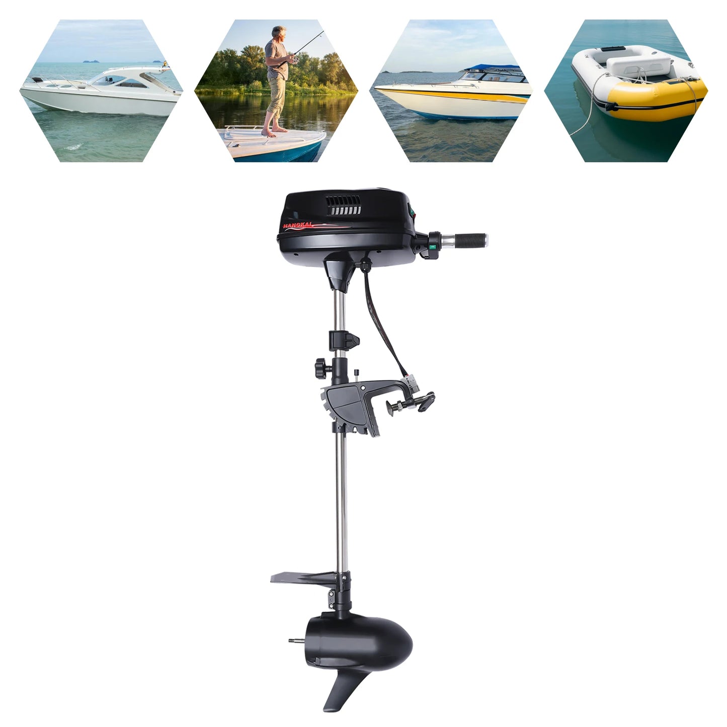 60V 10HP Electric Outboard Trolling Motor