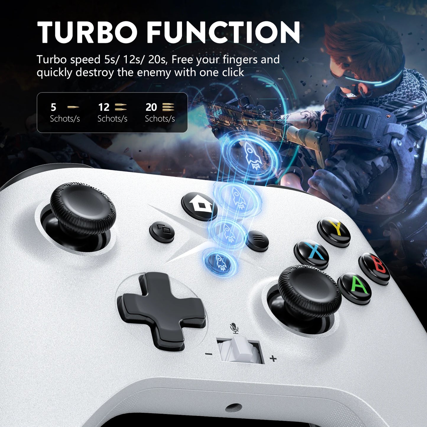 Wifi/2.4G/Wired Wireless Controller For Xbox