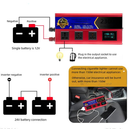 5500W 5000W Pure Sine Wave Inverter