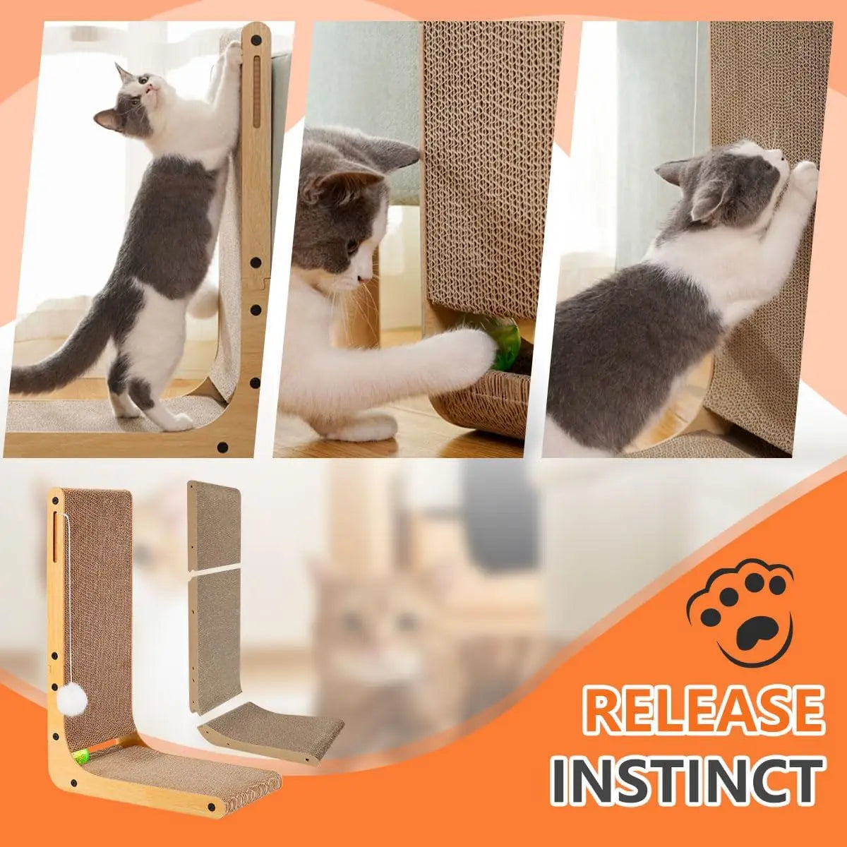 L Shape Cat Scratcher