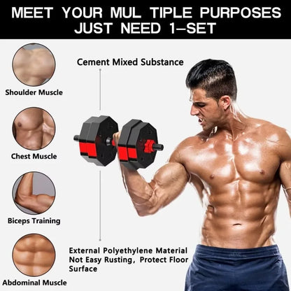 Adjustable Weights Dumbbells Set