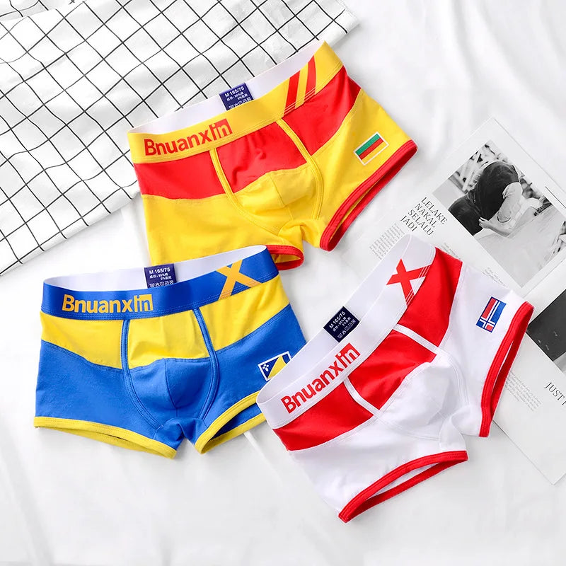 Breathable Cotton Men's Boxer Shorts