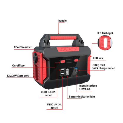 High Capacity 12V 24V Truck Start Device