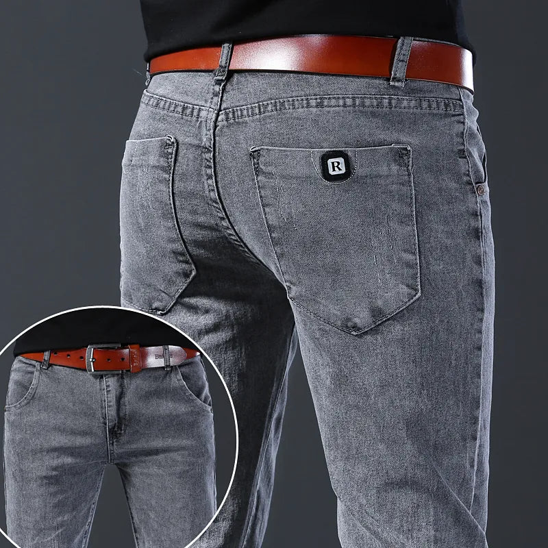 Men Fashion Casual Denim Trousers