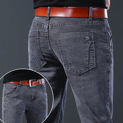 Men Fashion Casual Denim Trousers