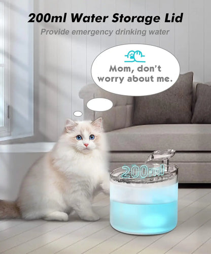 Cat Water Fountain, 54oz/1.6L