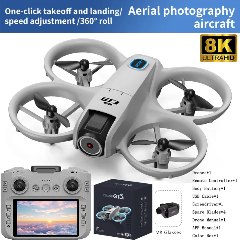 GT3 Mini Drone with 4K 8K HD Camera WIFI