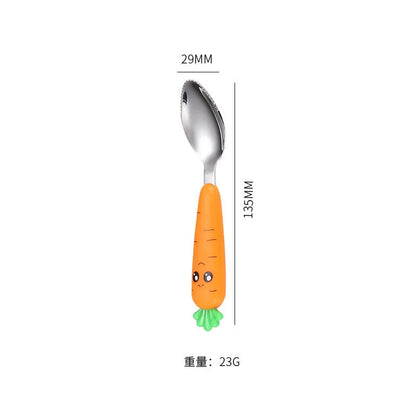 Baby Food Feeding Fork Spoon