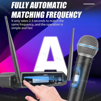 GLD-24 B58 Professional Dual Wireless Microphone