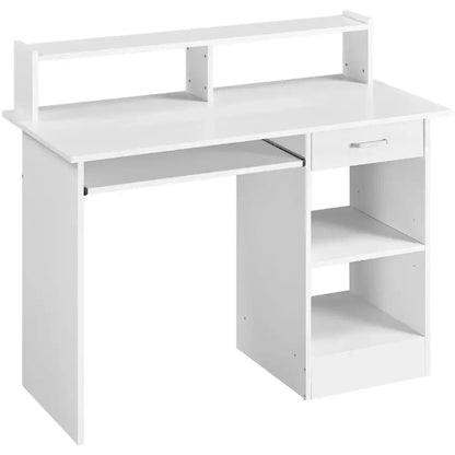 Wooden Home Office Computer Desk with Drawers