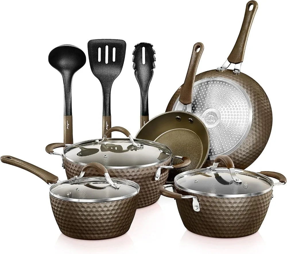 11-Piece Nonstick Kitchen Cookware Set