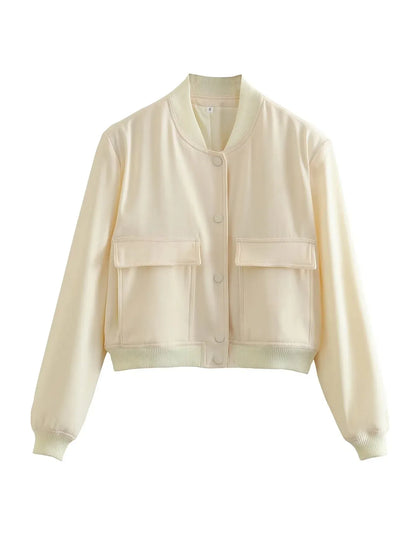 Women Casual Bomber Jacket