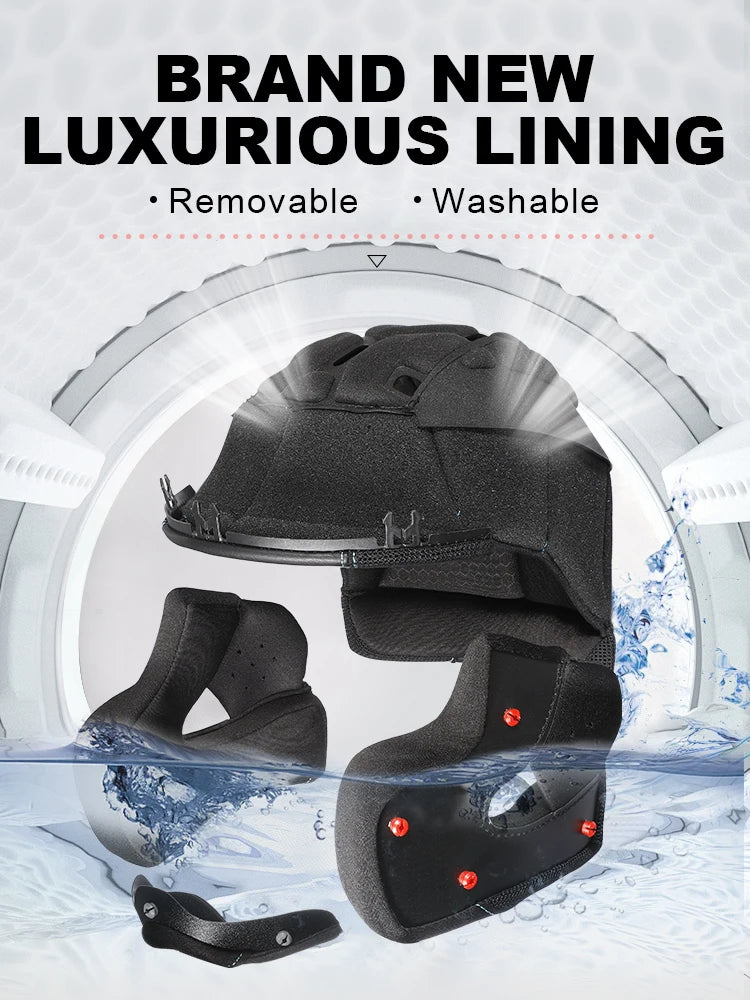 Dual Visor Flip-Up Helmet