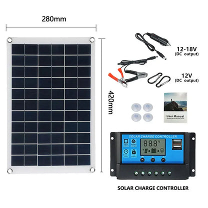 30W-100W Solar Panel  30A/60A Controller