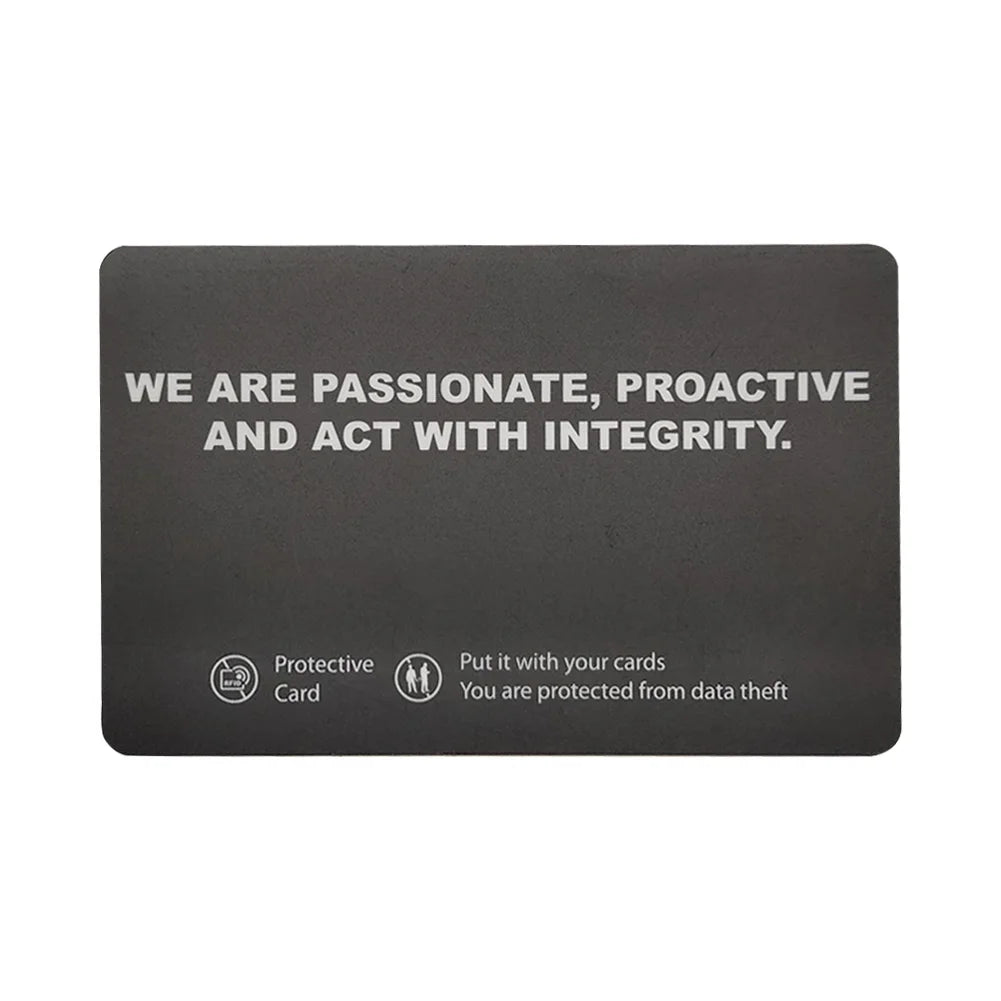 5Pcs RFID Blocking Card One Card Protects Entire Wallet RFID Card Blocker Portable Credit Card Protector for Men & Women