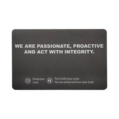 5Pcs RFID Blocking Card One Card Protects Entire Wallet RFID Card Blocker Portable Credit Card Protector for Men & Women