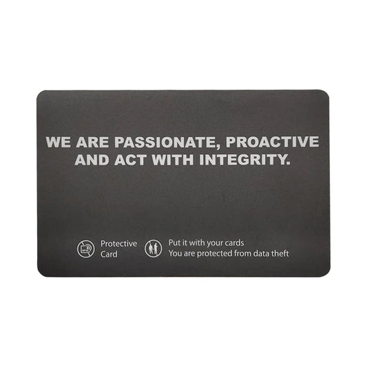 5Pcs RFID Blocking Card One Card Protects Entire Wallet RFID Card Blocker Portable Credit Card Protector for Men & Women