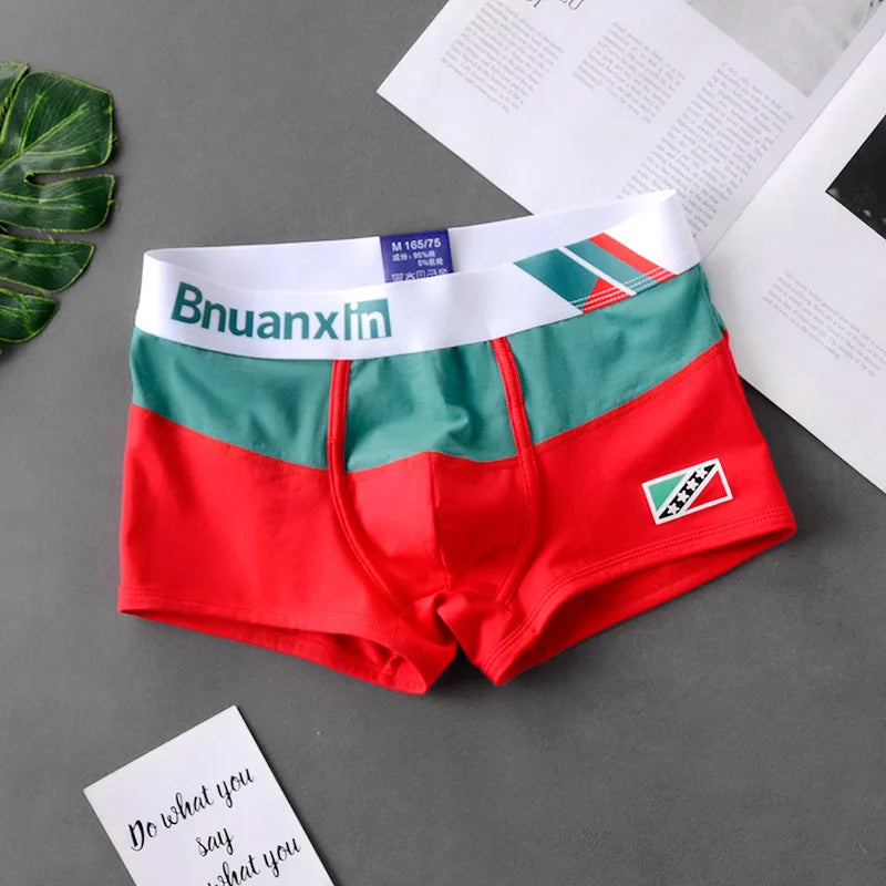 Breathable Cotton Men's Boxer Shorts