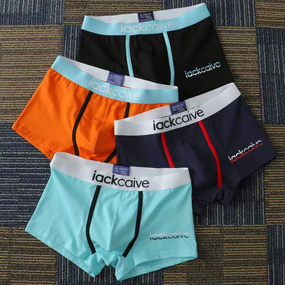 4Pcs Men's Cotton Boxer Shorts