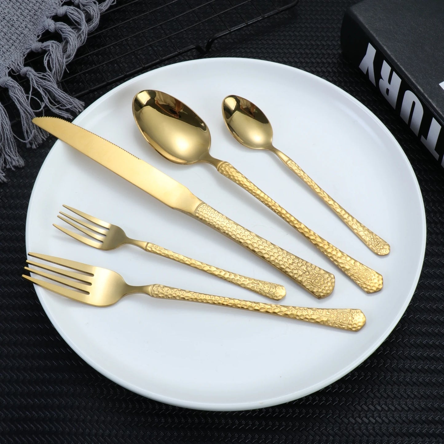 5/24/30 style stainless steel tableware silverware set