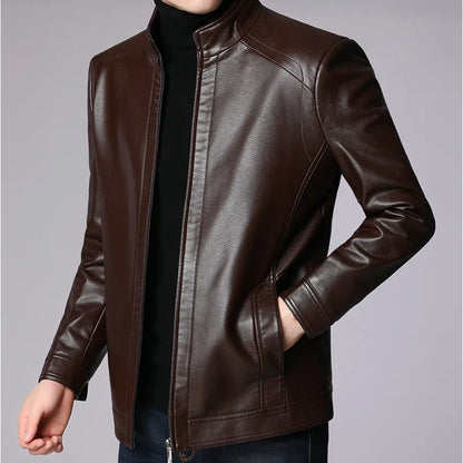 Men Leather Suit Jacket