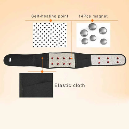 Self Heating Magnetic Therapy Back Support Belt