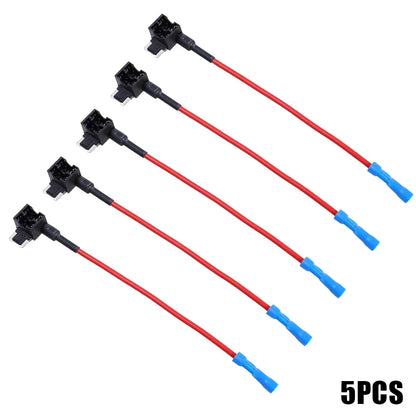 10/5pcs 12V MINI SMALL MEDIUM Size Car Fuse Holder Add-a-circuit TAP Adapter Micro Mini Standard ATM Blade Fuse for Cars Vans