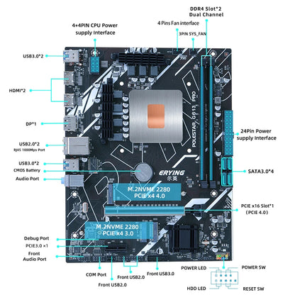 i9 with Onboard 11th Core PC Motherboard Kit