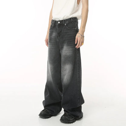 Men's Wide Leg Loose Denim Pant